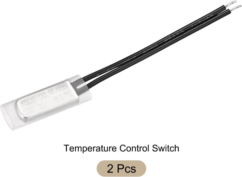 Rebower KSD9700 NC 85C Temperature Control Switch Thermostat Thermal Protector Switch - Normally Close/250V 10A/Metal/2Pcs - Image 5